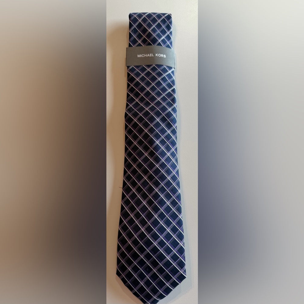NWT Men’s Michael Kors Geometric Neck Tie